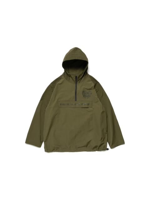 Human Made Half Zip Anorak Jacket Olive Drab