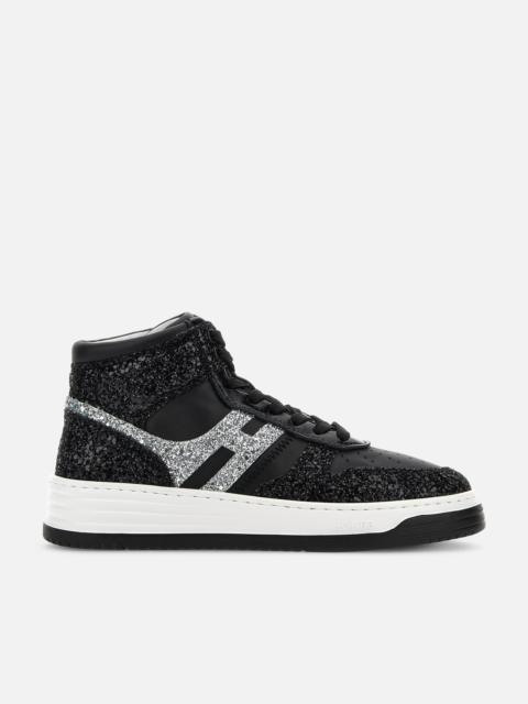 Sneakers High Top Hogan H630 Black Silver