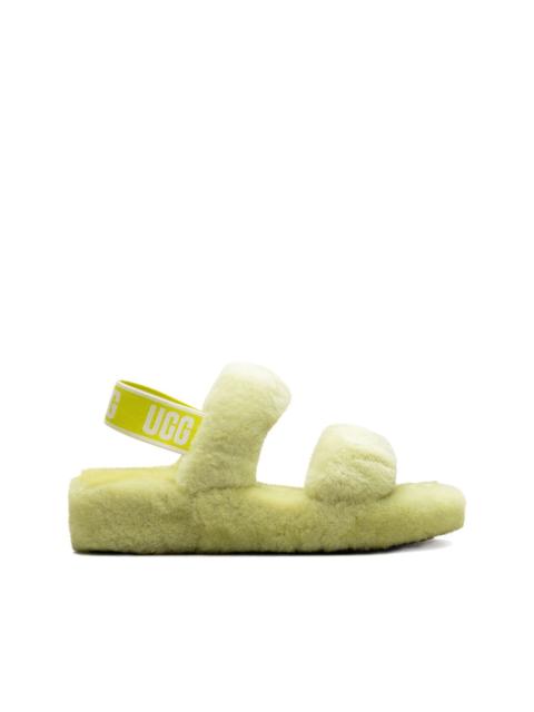 Oh Yeah Slide "Sulfur" sandals