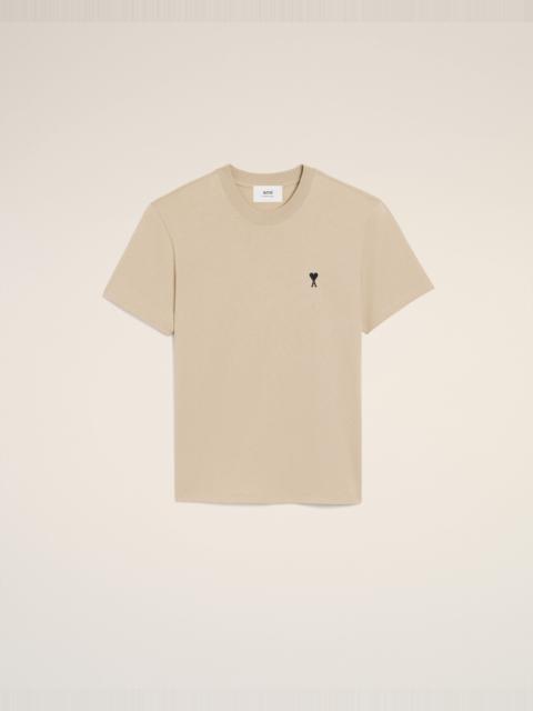 BEIGE COTTON AMI DE COEUR T-SHIRT
