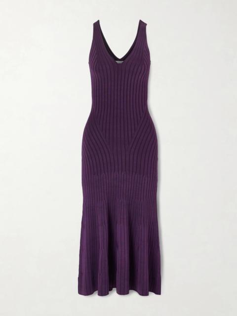 Twyla Ribbed-knit Midi Dress