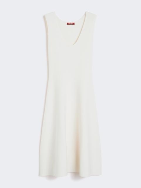 FURETTO Stretch viscose calf-length dress