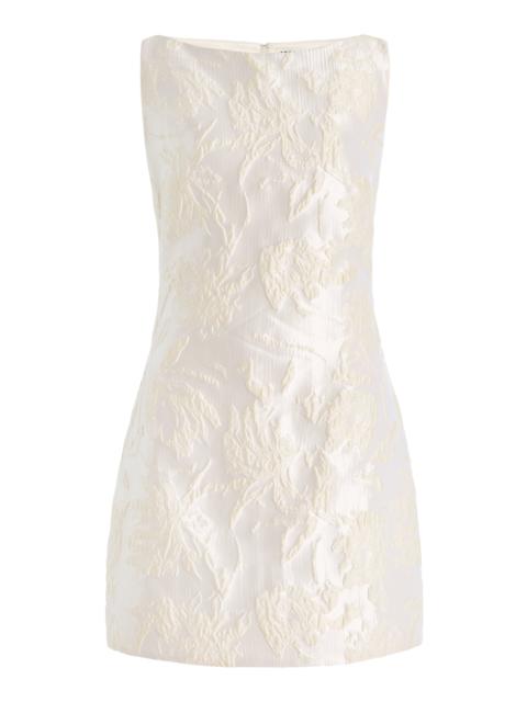 Mimi Jacquard Mini Dress ivory