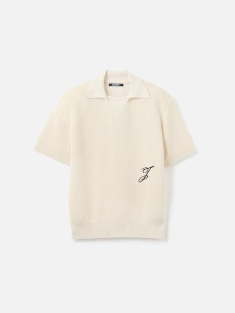 The J knit polo