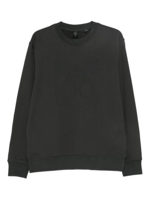 crew-neck long-sleeve sweatshirt