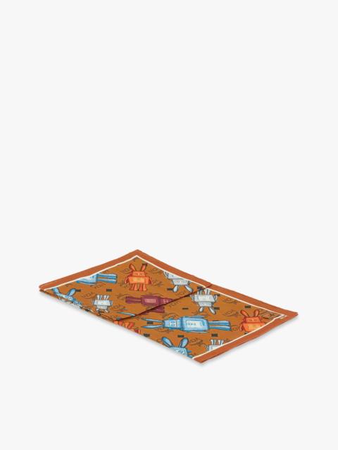 Rabot Monogram Print Bandana Scarf