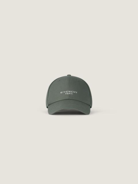 GIVENCHY PARIS EMBROIDERED CAP IN COTTON