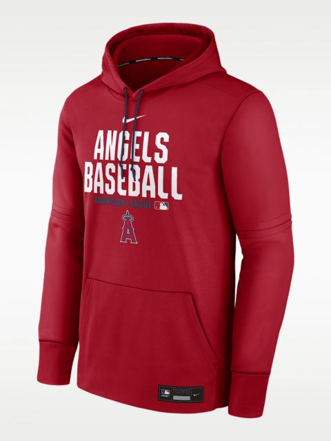 Los Angeles Angels Authentic Collection Men's Nike Therma MLB Pullover Hoodie