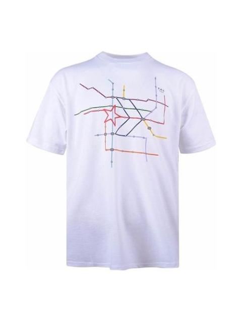 Men's Converse Logo Printing Short Sleeve White 10020851-A01