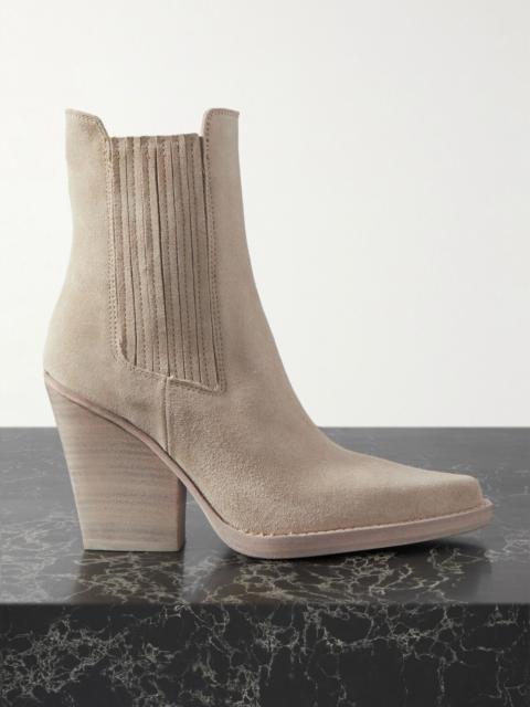 Dallas suede ankle boots Cream