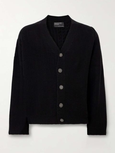 Cable-Knit Cashmere Cardigan