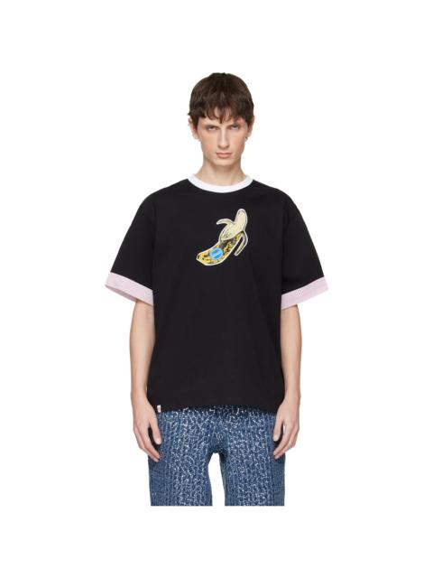 Black Turn Up T-shirt