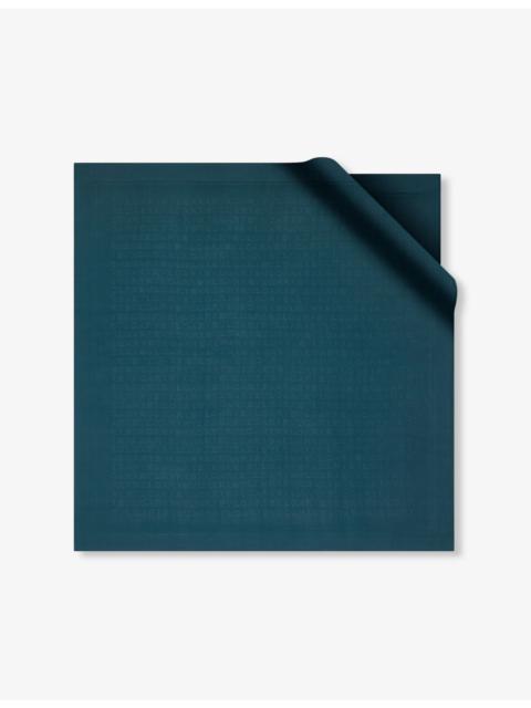 Lettere Maxi Voile Silk Scarf