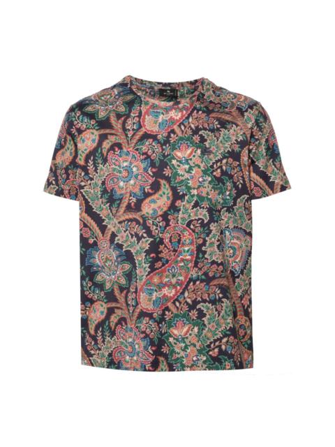 paisley-print T-shirt