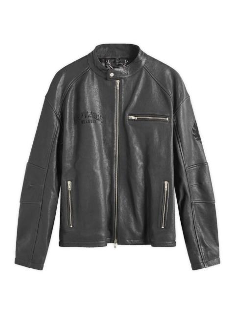 Represent x Belstaff Leather Race Jacket