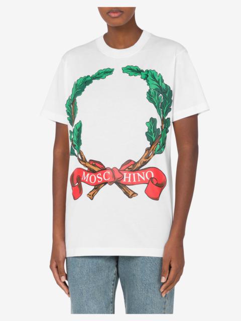 T-SHIRT IN ORGANIC JERSEY LAUREL CROWN