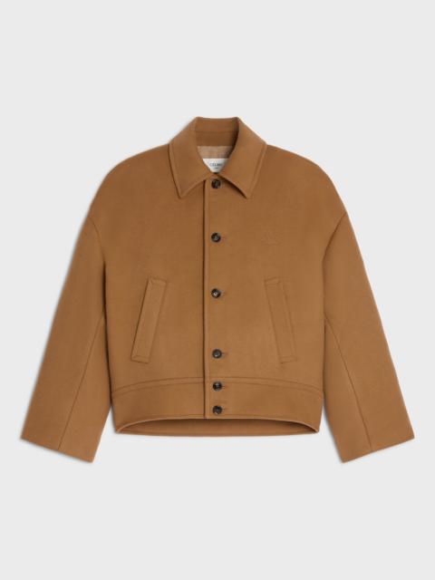 jacket IN double-face wool cashmere