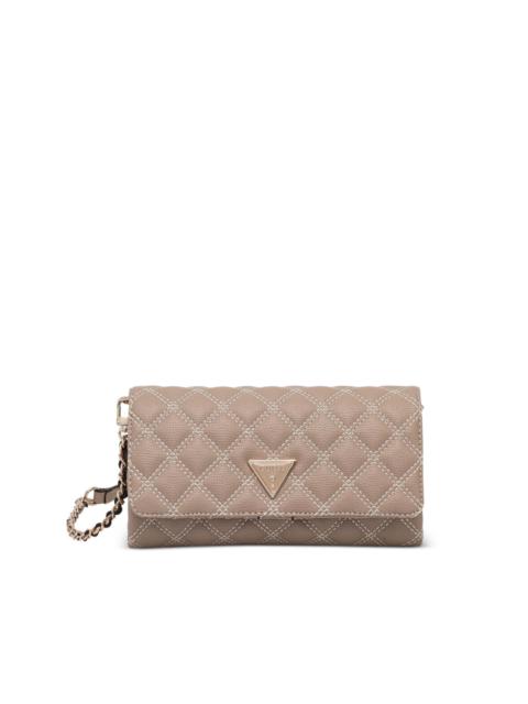 quilted chain cross body bag