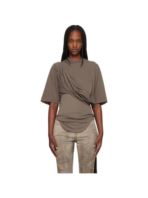 Brown Temple Jumbo SS T-shirt