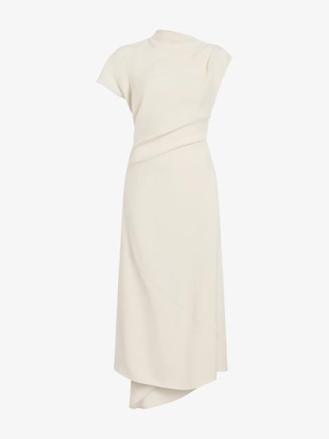 Hallie Dress in Hammered Viscose