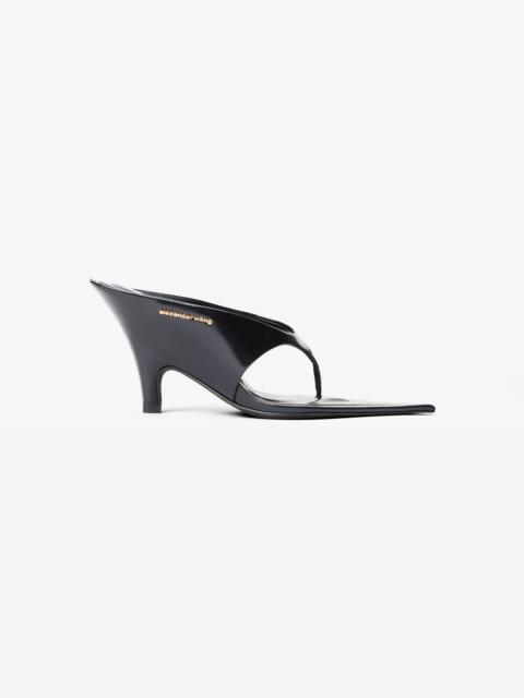Irina Pointy Toe Sandal in Calf Leather