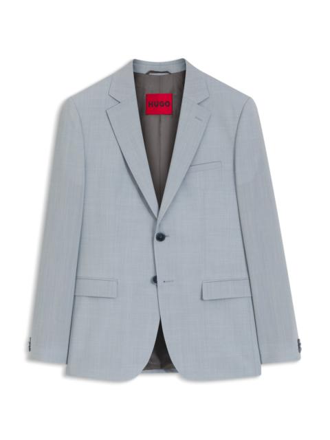 EXTRA-SLIM-FIT SUIT JACKET IN WOOL-BLEND POPLIN