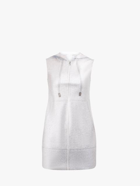 GREY MELANGE MINI SHIFT DRESS