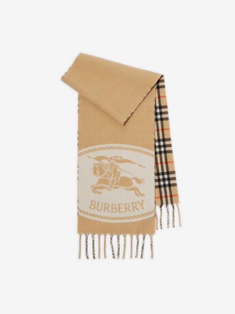 Reversible Knight Stamp Scarf