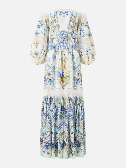 PUFF SLEEVE CORSET DRESS