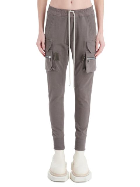 drawstring-waist tapered trousers