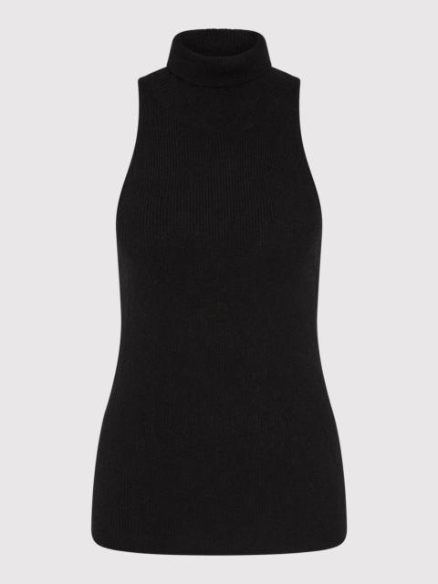 Cashmere Blend Top - Black