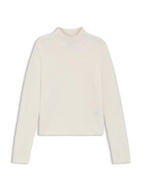 WOOL-BLEND SWEATER WITH MOCK NECK