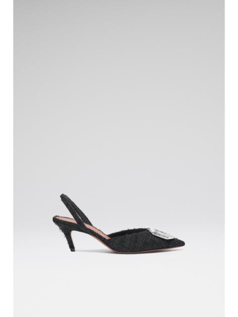 CAMELIA SLING 60 BLACK TWEED
