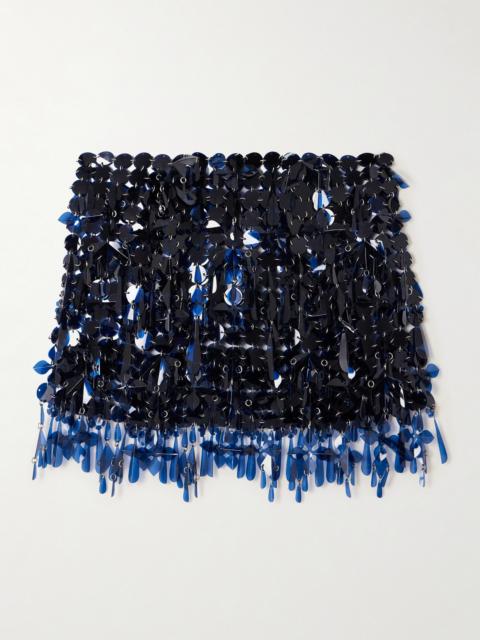 Assemblage Sequined Mini Skirt