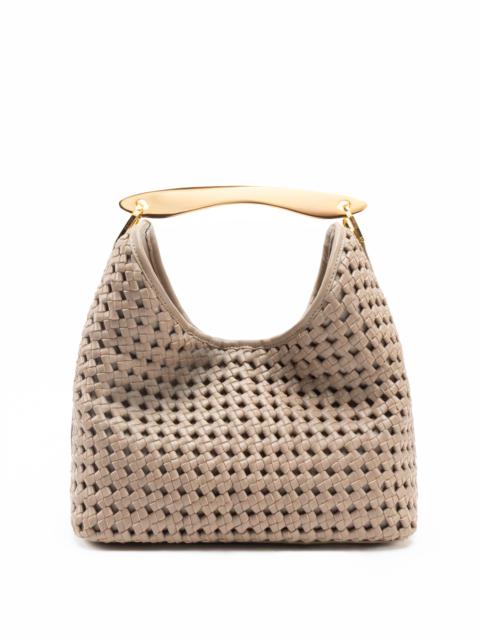 Boomerang Woven Leather Taupe