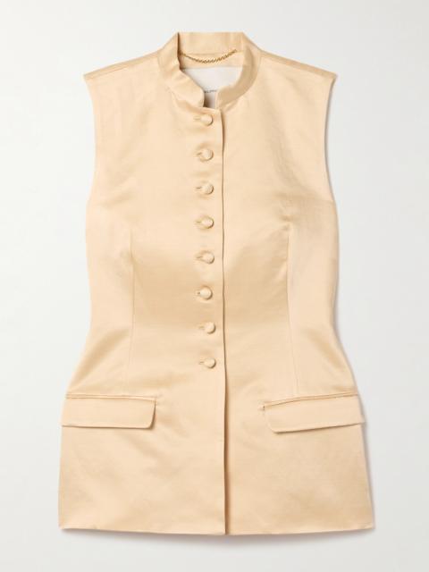 Duchesse-satin Vest