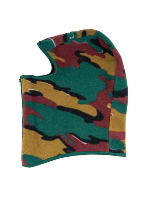 x Polartec printed zipped balaclava