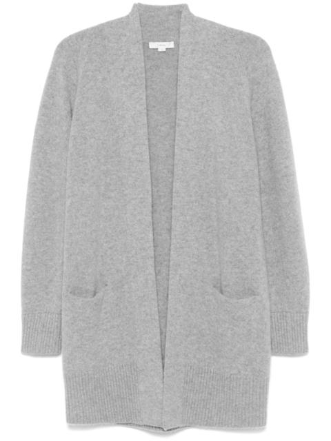 open-front cashmere cardigan