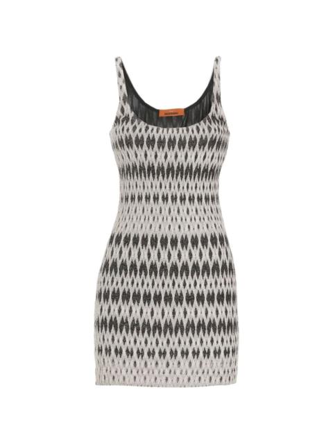 geometric-pattern dress