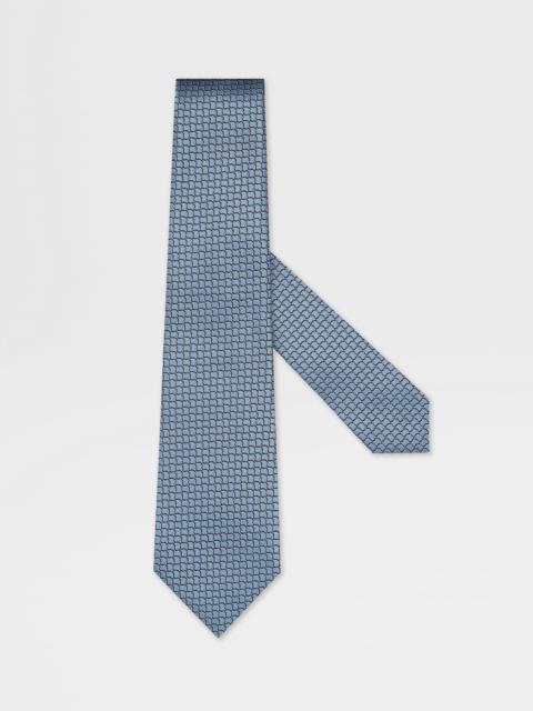 LIGHT BLUE SILK TIE