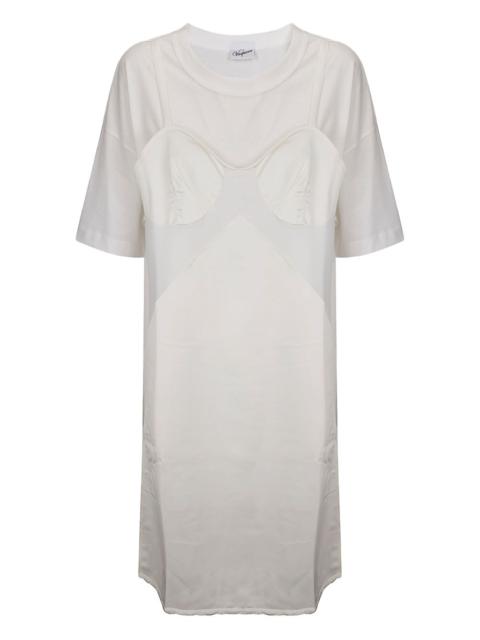 slip T-shirt midi dress