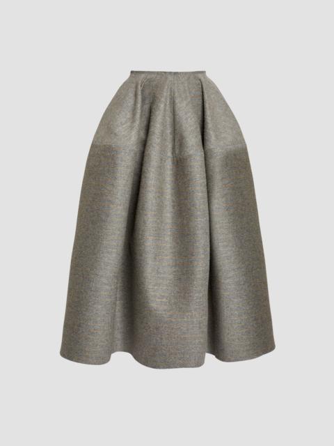 FULL WAISTED MIDI SKIRT