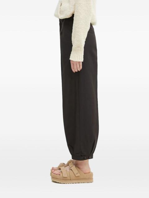 pressed-crease trousers