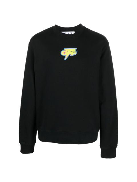 Arrows-print cotton sweatshirt