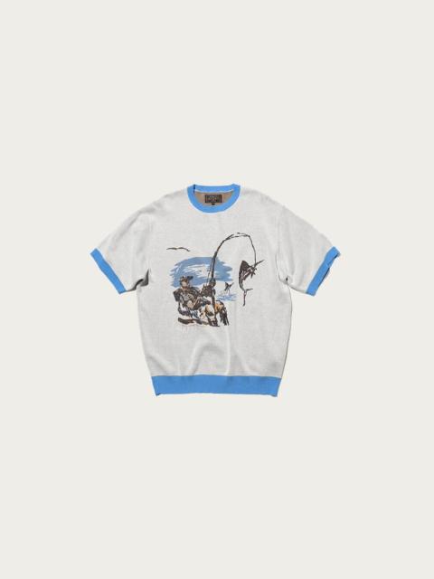 Knit Tee Jacquard - Fishing