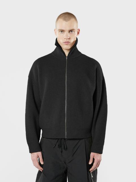 Vonarstræti Zipped Wool Sweater (Unisex)