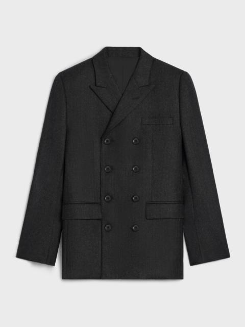 carnaby jacket in striped flannel