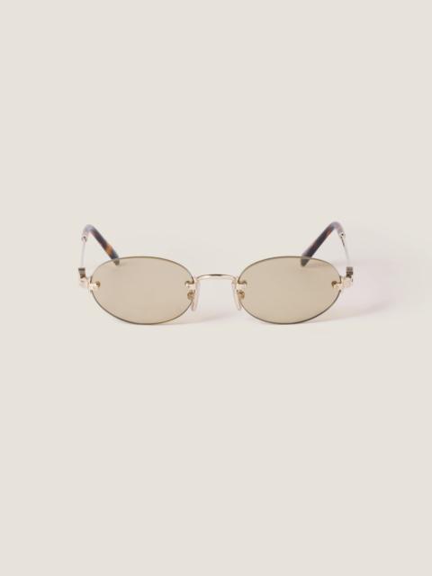 Miu Miu Logo sunglasses