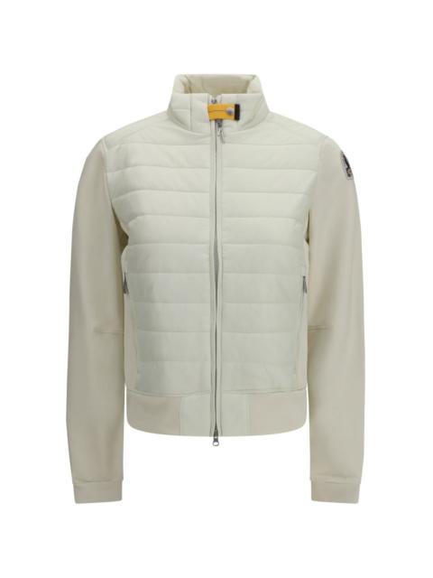 zip quilted jacket