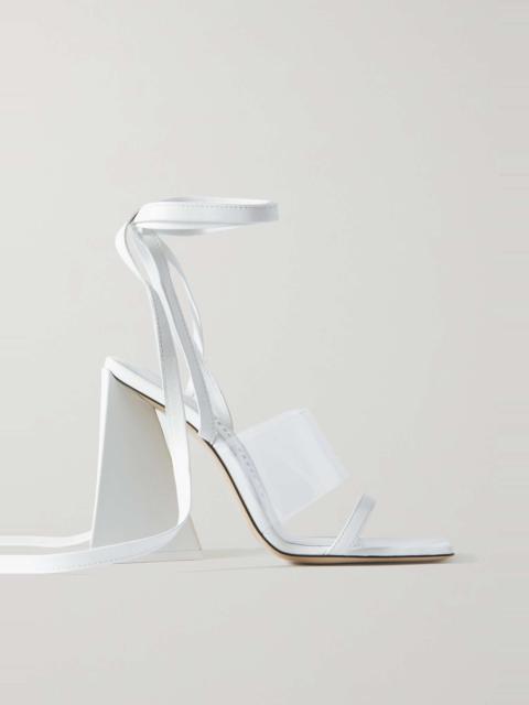 Isa leather and PVC sandals